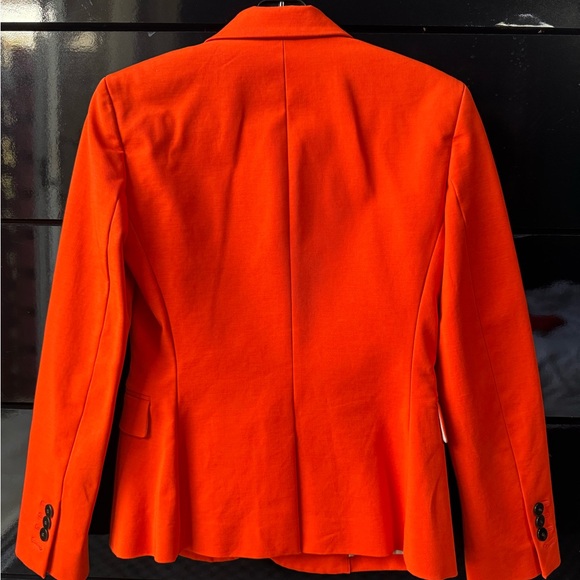 Theory Fire Opal Shrunken Blazer size 0  + Pant size 00 - Picture 5 of 6